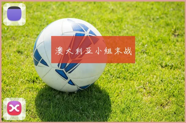 澳大利亚小组末战