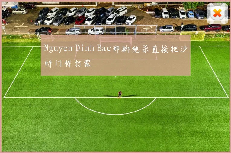 开云体育 - Nguyen Dinh Bac那脚绝杀直接把沙特门将打蒙